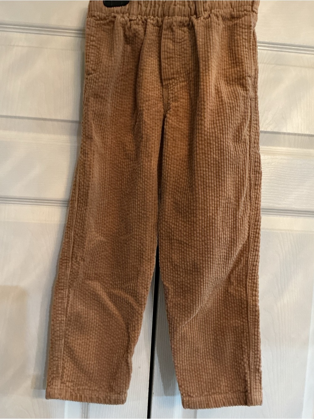 H&M Men's Corduroy Pants in Tan with Elastic Waist